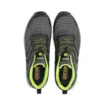 work shoe light industrial black green top rebel