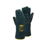 leather welders35 elbow green gloves front back rebel