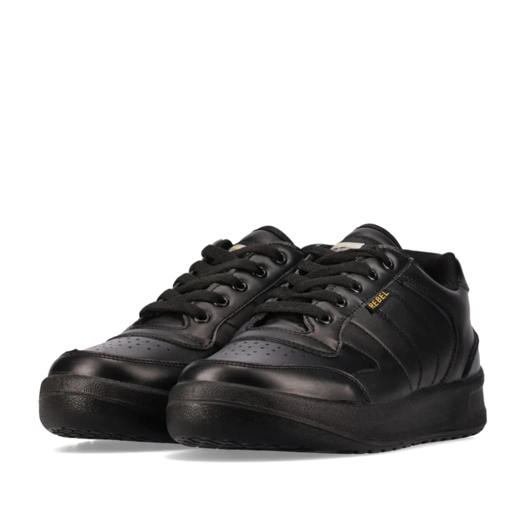 work shoe workpro black angled pair rebel